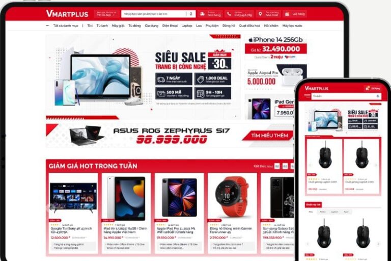 Giao diện website mẫu: Giải pháp tối ưu trải nghiệm người dùng